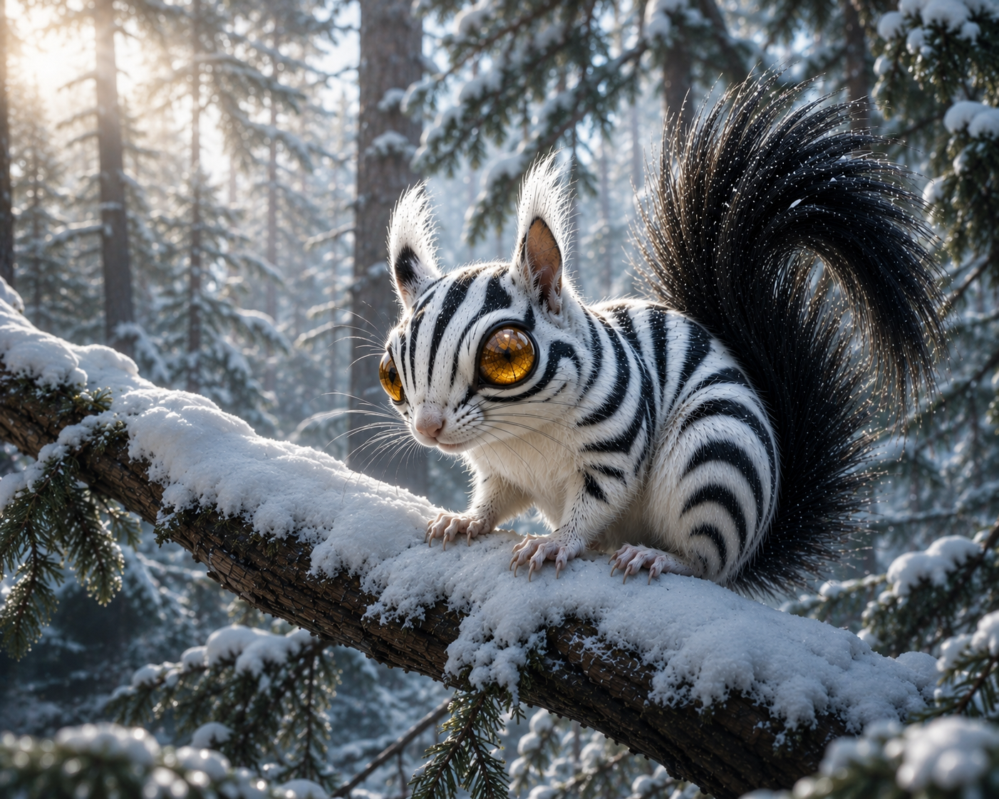 WINTER WATCH，Amberstripe AI 异兽影像