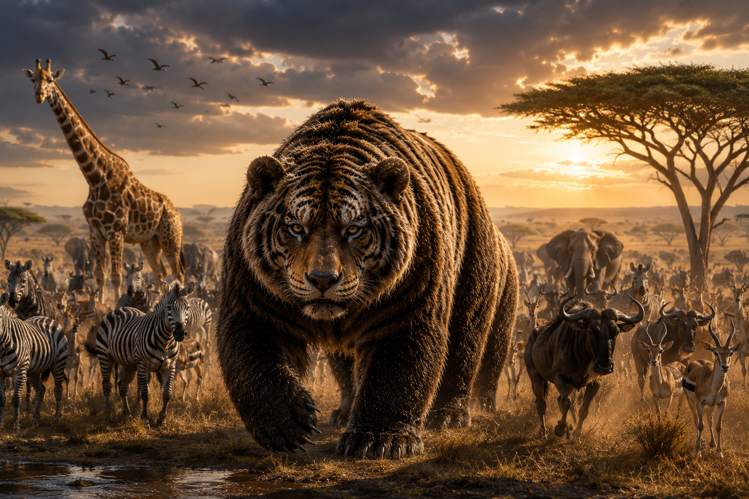 GOLDEN MIGRATION，Tigear AI 异兽影像