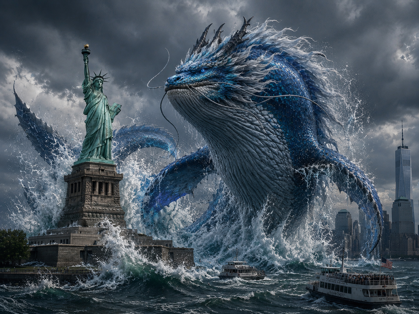 WHALGON: LIBERTY TIDE，Whalgon AI 异兽影像